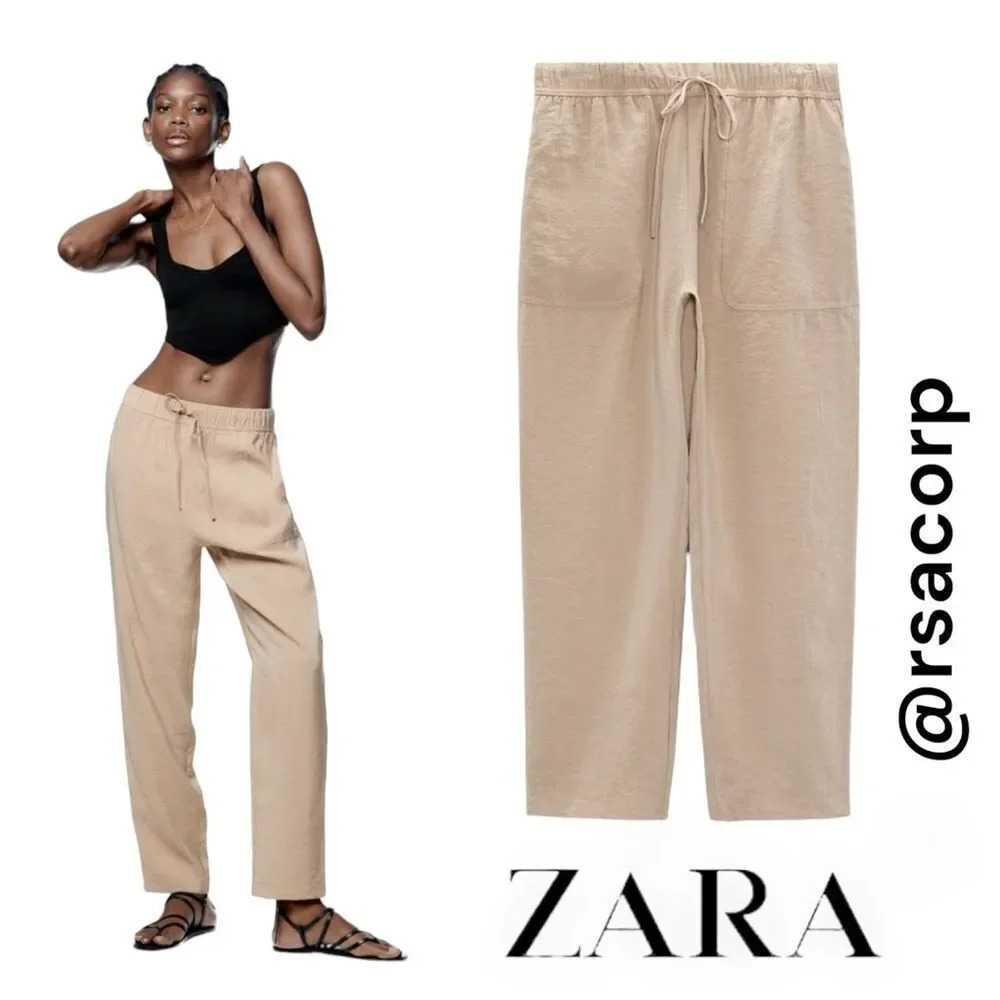ZARA | Ice | FLOWY PANTS